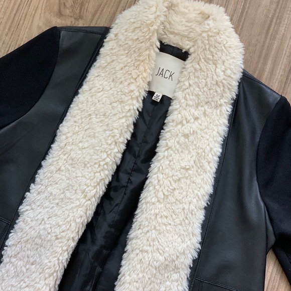 JACK by BB Dakota. Faux leather Jacket Sz. M - Picture 3 of 3